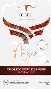 Chorizo fort de bœuf black Angus